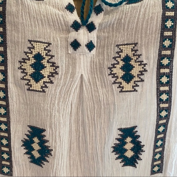 Revolve Raga muslin southwest crossstitch tank top - Picture 11 of 12